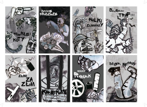 Aleksandra Braska / szara codzienność - karty / 2016